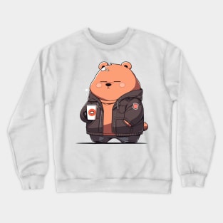 bear need coffe Crewneck Sweatshirt